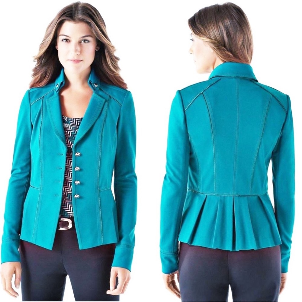 White House Black Market Teal Blazer